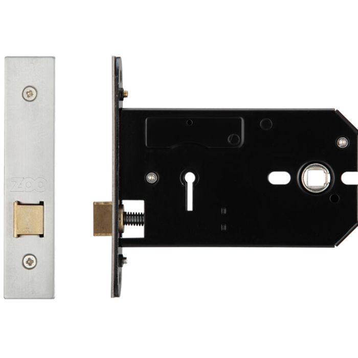 Horizontal Latch (127mm OR 152mm), Satin Stainless Steel