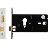 Euro Horizontal Lock (152mm), Satin Stainless Steel