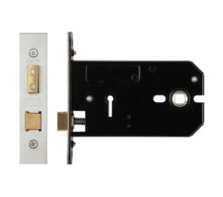 3 Lever Horizontal Lock (127mm OR 152mm), Satin Stainless Steel