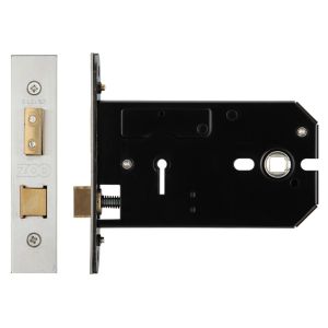 3 Lever Horizontal Lock (127mm OR 152mm), Satin Stainless Steel