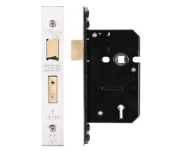 5 Lever Sash Lock (64mm OR 76mm), Satin Stainless Steel