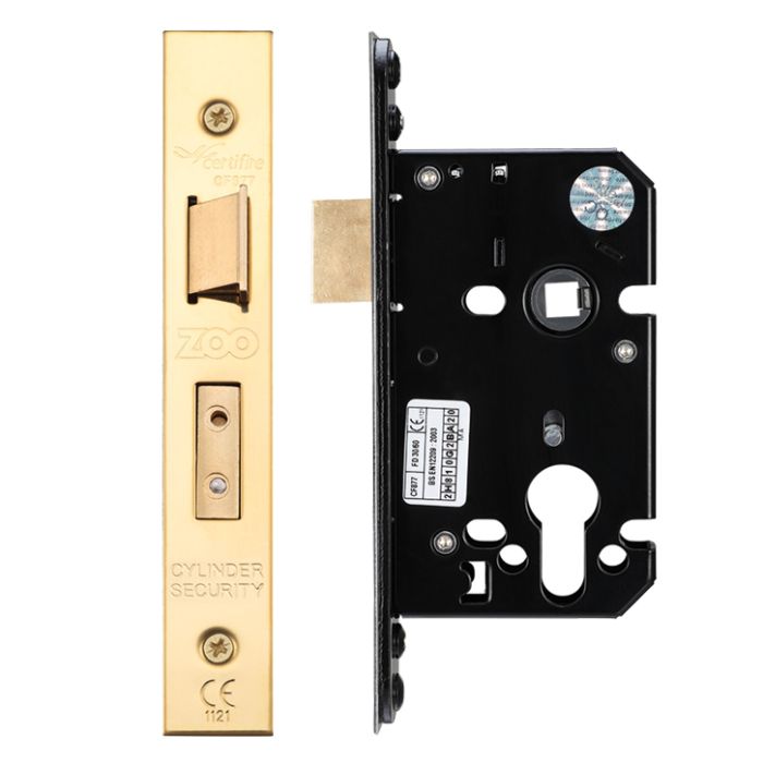 Euro Sash Lock (67.5mm OR 79.5mm), PVD Stainless Brass