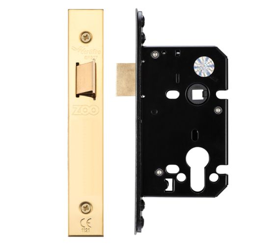 Upright Latch (67.5mm OR 79.5mm), PVD Stainless Brass