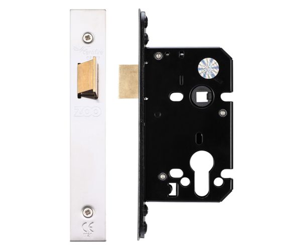 Upright Latch (67.5mm OR 79.5mm), Satin Stainless Steel