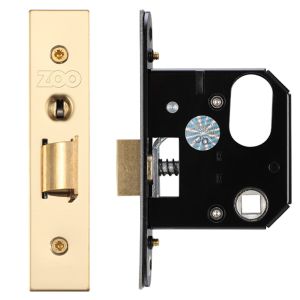 UK Replacement Oval Night Latch (65.5mm OR 78mm), PVD Stainless Brass