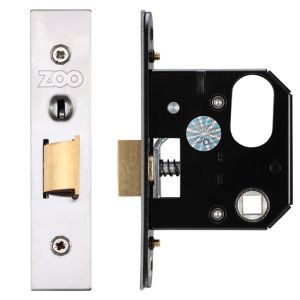 Zoo Hardware UK Replacement Oval Night Latch (65.5mm OR 78mm) – Satin Stainless Steel