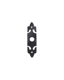 Bell Push With Rectangular Plate (45mm x 77mm), Black Antique