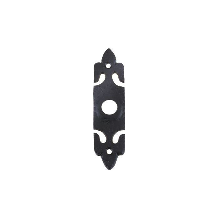 Bell Push With Rectangular Plate (45mm x 77mm), Black Antique