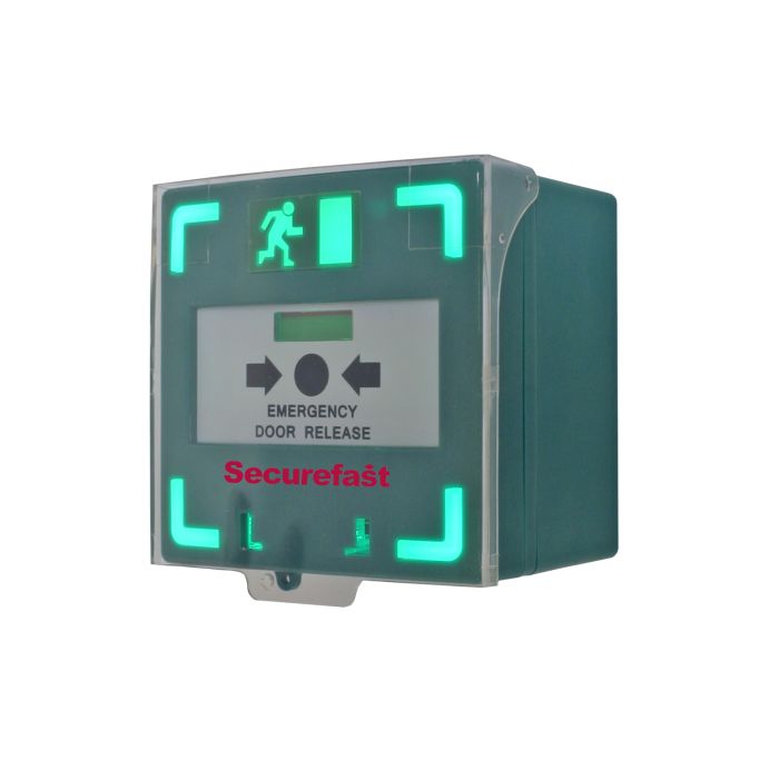 Resettable MCP – Triple Pole with Cover and dual light activiation and alarm sounder