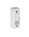 Narrow  White Plastic Rocker Switch