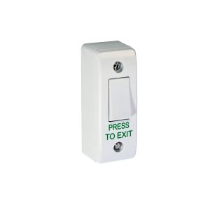 Narrow  White Plastic Rocker Switch