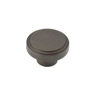 Frelan Hardware Hoxton Cropley Stepped Cupboard Door Knob (40mm), Dark Bronze – HOX10400DB