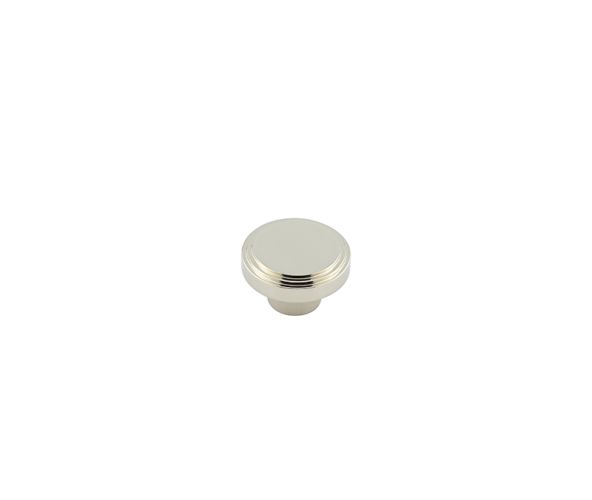 Frelan Hardware Hoxton Cropley Stepped Cupboard Door Knob (40mm), Polished Nickel – HOX1040PN