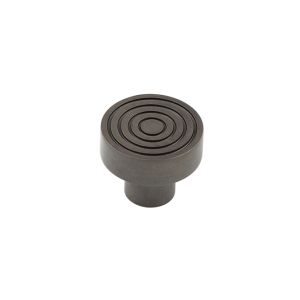 Frelan Hardware Hoxton Murray Reeded Cupboard Door Knob (30mm), Dark Bronze – HOX1130DB