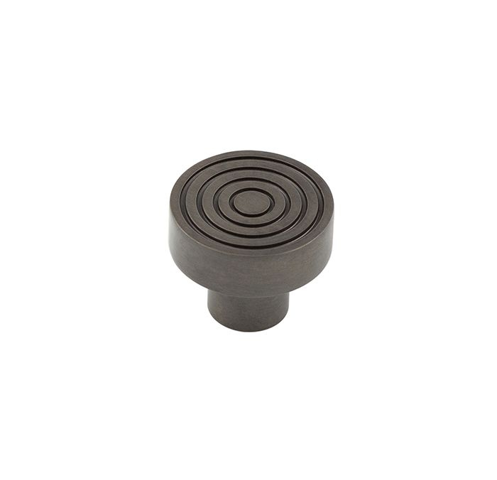 Frelan Hardware Hoxton Murray Reeded Cupboard Door Knob (30mm), Dark Bronze – HOX1130DB