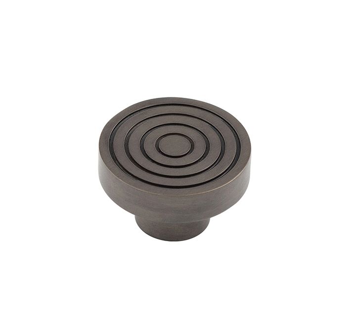 Frelan Hardware Hoxton Murray Reeded Cupboard Door Knob (40mm), Dark Bronze – HOX1140DB