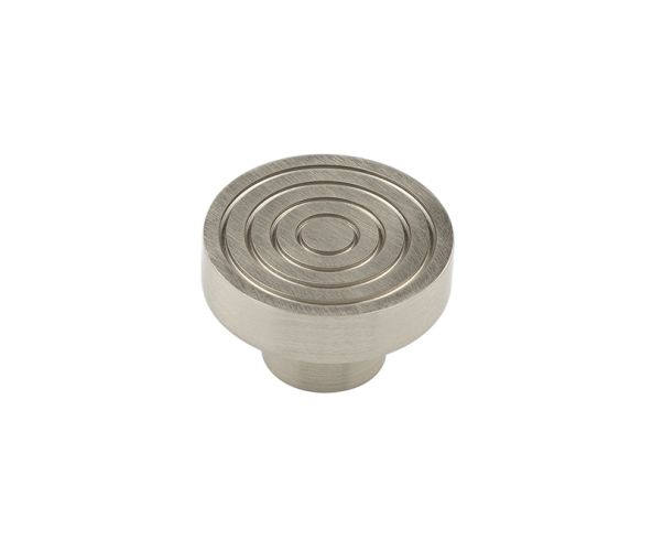 Frelan Hardware Hoxton Murray Reeded Cupboard Door Knob (40mm), Satin Nickel – HOX1140SN
