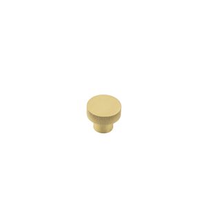 Frelan Hardware Hoxton Wenlock Diamond Knurled Cupboard Door Knob (30mm), Satin Brass – HOX130SB