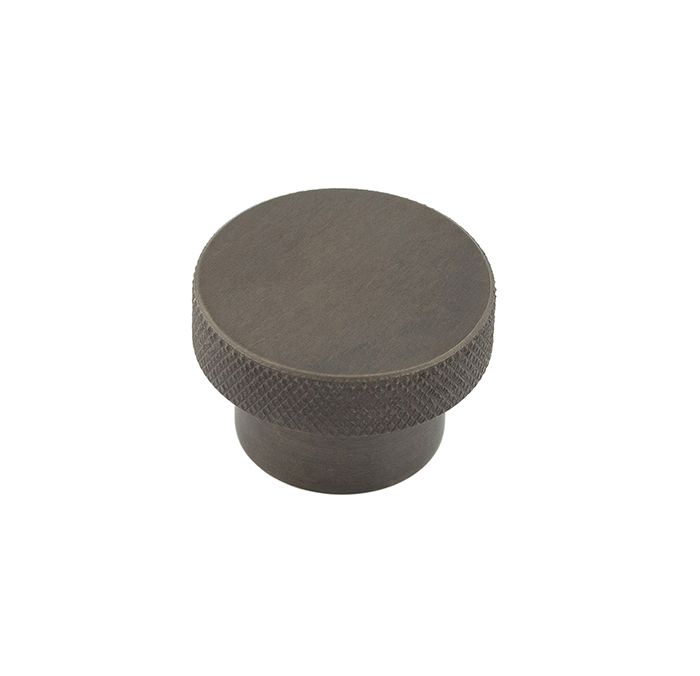 Frelan Hardware Hoxton Wenlock Diamond Knurled Cupboard Door Knob (40mm), Dark Bronze – HOX140DB