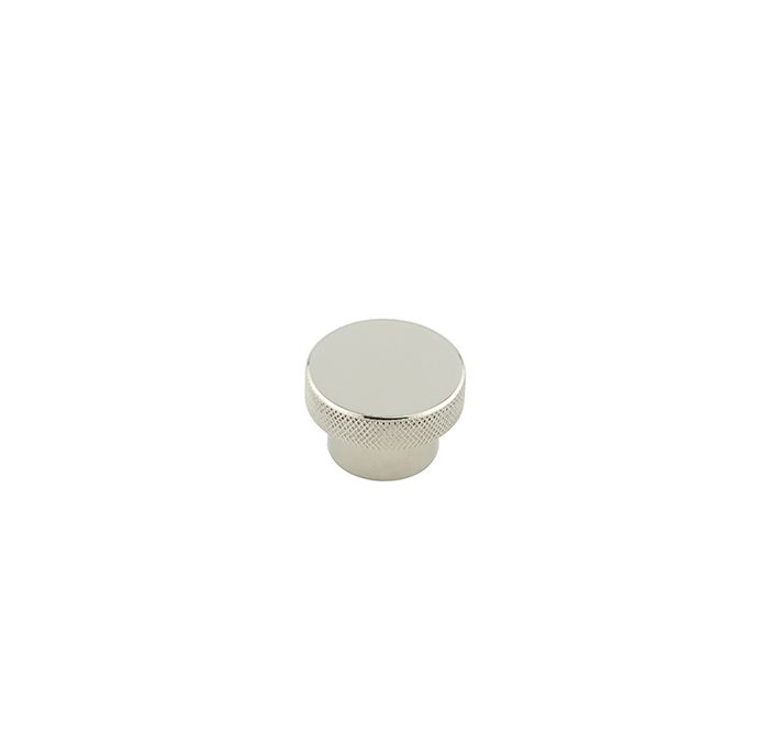 Frelan Hardware Hoxton Wenlock Diamond Knurled Cupboard Door Knob (40mm), Polished Nickel – HOX140PN