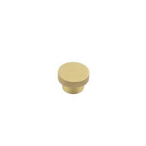 Frelan Hardware Hoxton Wenlock Diamond Knurled Cupboard Door Knob (40mm), Satin Brass – HOX140SB