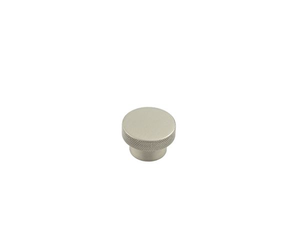 Frelan Hardware Hoxton Wenlock Diamond Knurled Cupboard Door Knob (40mm), Satin Nickel – HOX140SN