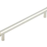 Frelan Hardware Hoxton Wenlock Diamond Knurled End Cap Cabinet Pull Handle (224mm), Polished Nickel - HOX160PN