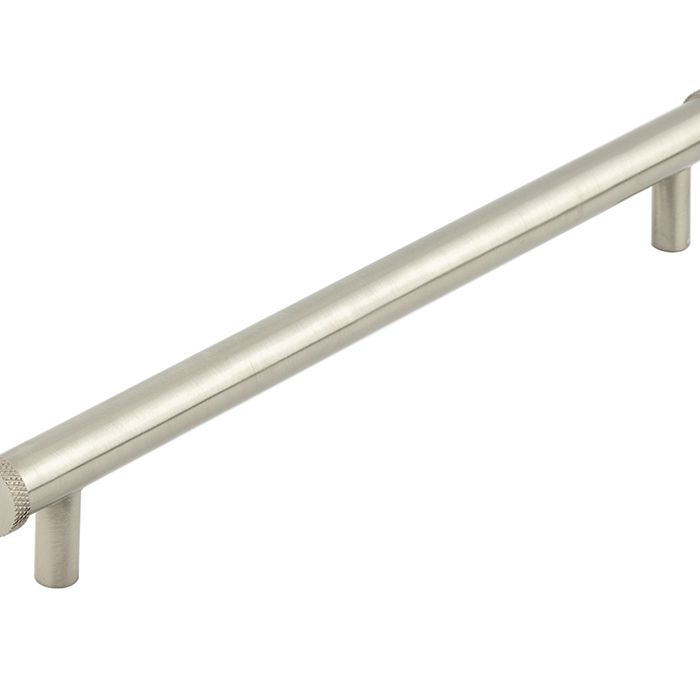 Frelan Hardware Hoxton Wenlock Diamond Knurled End Cap Cabinet Pull Handle (224mm), Satin Nickel – HOX160SN