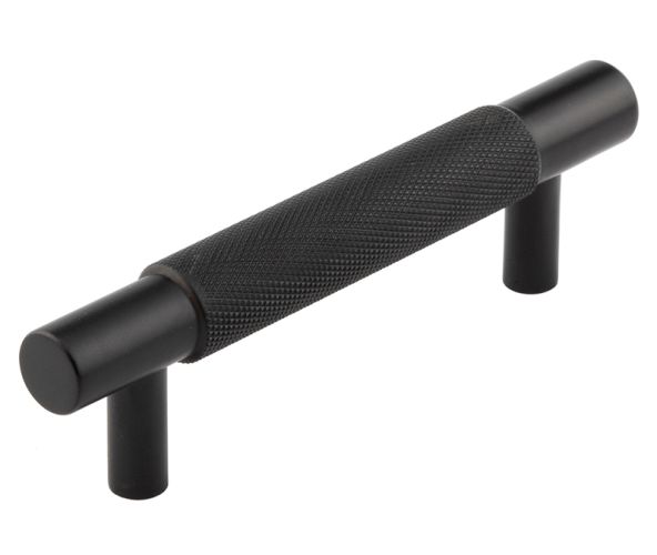 Frelan Hardware Hoxton Taplow Diamond Knurled Cabinet Pull Handle (96mm) , Matt Black – HOX2050MB