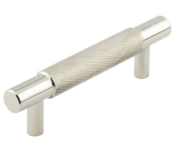 Frelan Hardware Hoxton Taplow Diamond Knurled Cabinet Pull Handle (96mm), Polished Nickel – HOX2050PN