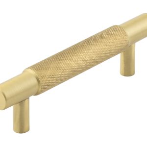 Frelan Hardware Hoxton Taplow Diamond Knurled Cabinet Pull Handle (96mm), Satin Brass – HOX2050SB