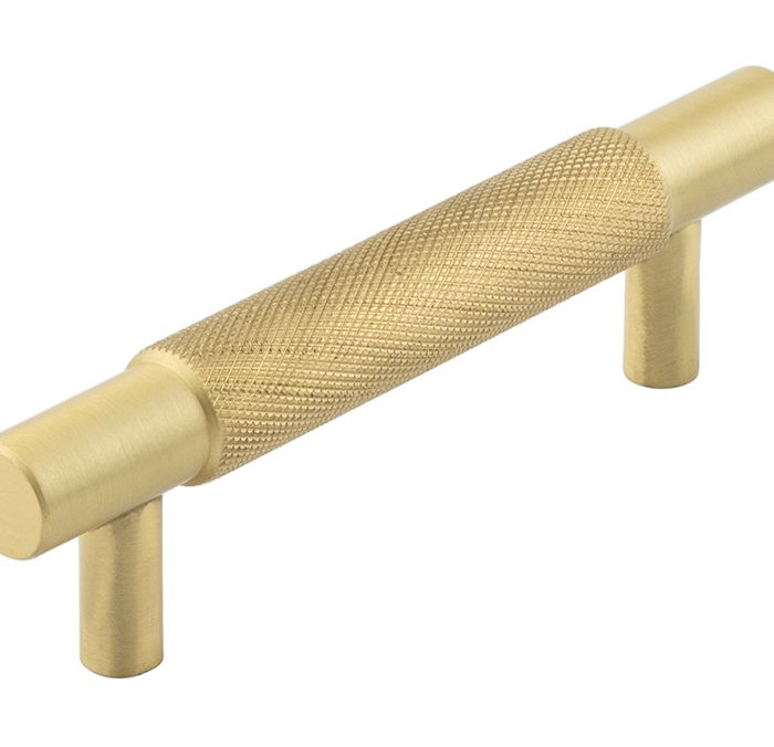 Frelan Hardware Hoxton Taplow Diamond Knurled Cabinet Pull Handle (96mm), Satin Brass – HOX2050SB