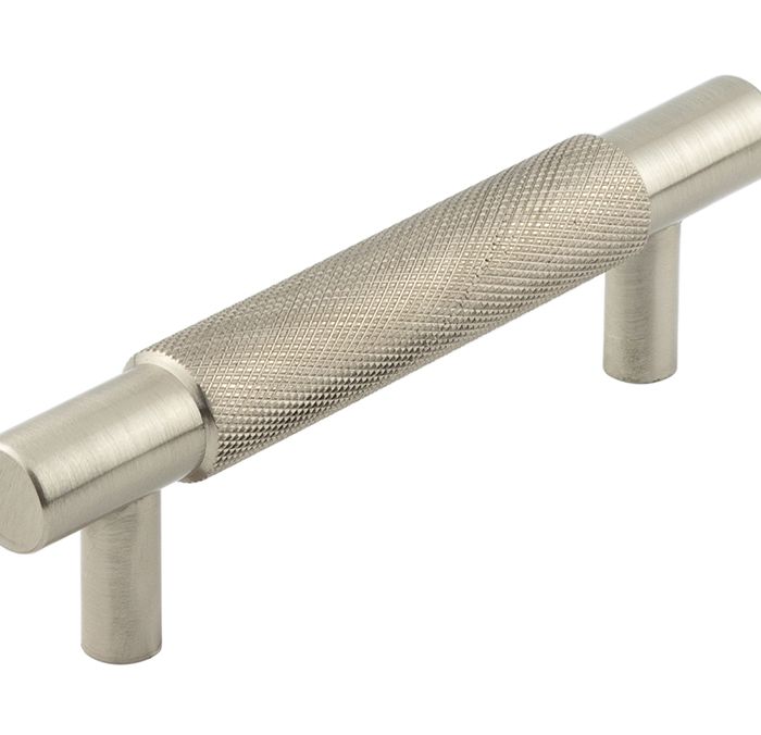 Frelan Hardware Hoxton Taplow Diamond Knurled Cabinet Pull Handle (96mm), Satin Nickel – HOX2050SN
