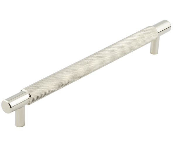 Frelan Hardware Hoxton Taplow Diamond Knurled Cabinet Pull Handle (224mm), Polished Nickel – HOX2060PN