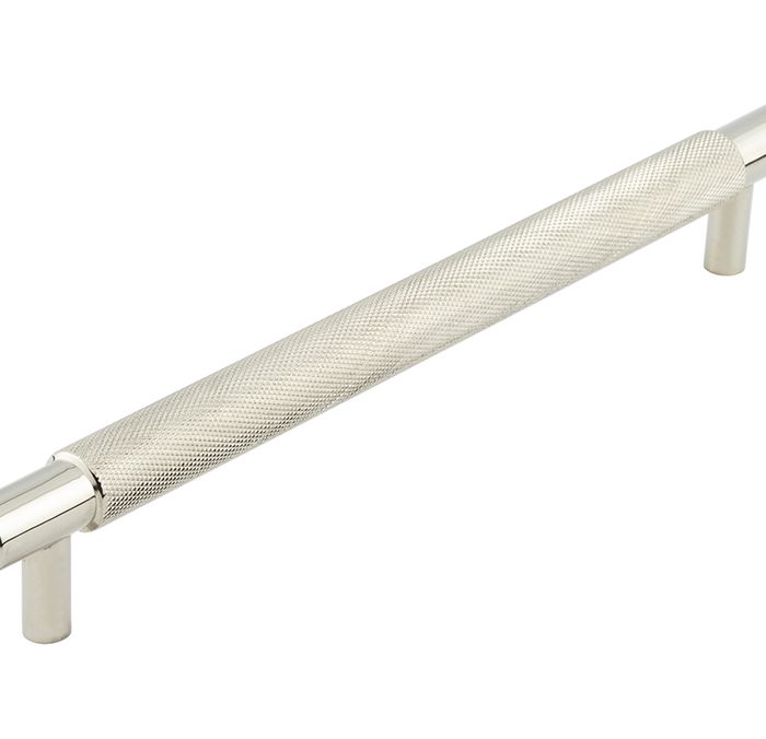 Frelan Hardware Hoxton Taplow Diamond Knurled Cabinet Pull Handle (224mm), Polished Nickel – HOX2060PN