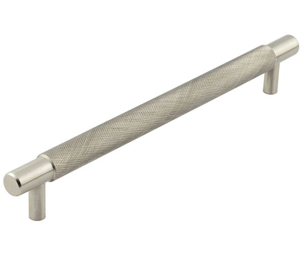 Frelan Hardware Hoxton Taplow Diamond Knurled Cabinet Pull Handle (224mm), Satin Nickel – HOX2060SN