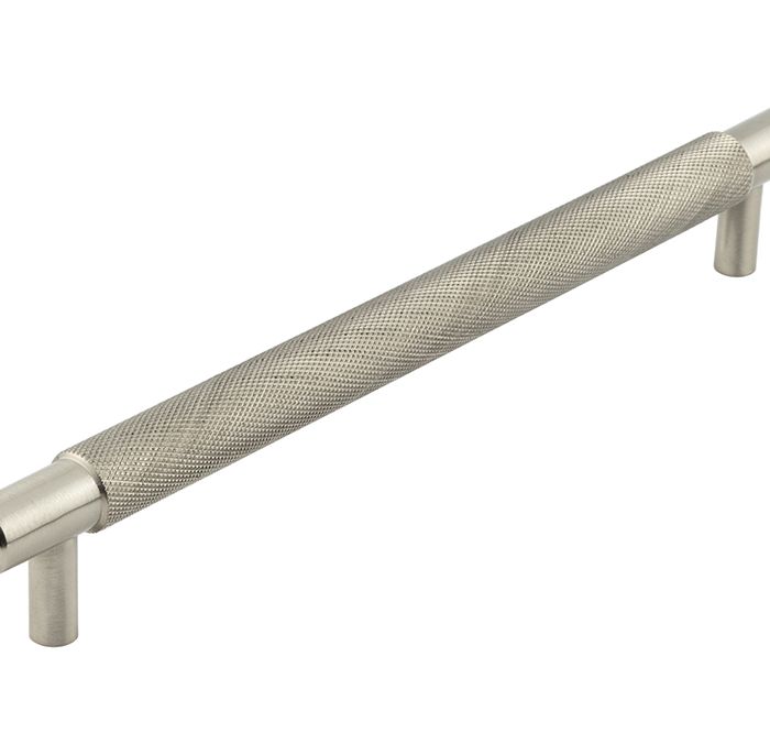 Frelan Hardware Hoxton Taplow Diamond Knurled Cabinet Pull Handle (224mm), Satin Nickel – HOX2060SN