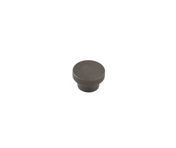 Frelan Hardware Hoxton Thaxted Line Knurled Cupboard Door Knob (40mm), Dark Bronze – HOX240DB