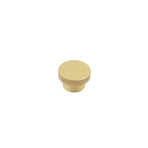 Frelan Hardware Hoxton Thaxted Line Knurled Cupboard Door Knob (40mm), Satin Brass – HOX240SB