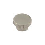 Frelan Hardware Hoxton Thaxted Line Knurled Cupboard Door Knob (40mm), Satin Nickel - HOX240SN