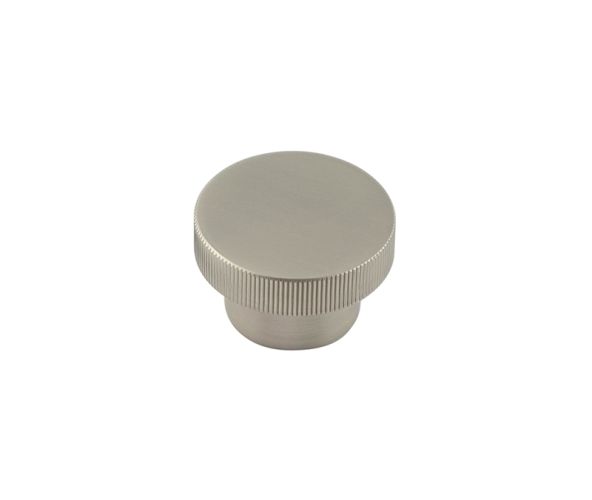 Frelan Hardware Hoxton Thaxted Line Knurled Cupboard Door Knob (40mm), Satin Nickel – HOX240SN