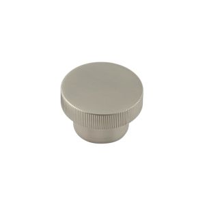 Frelan Hardware Hoxton Thaxted Line Knurled Cupboard Door Knob (40mm), Satin Nickel – HOX240SN