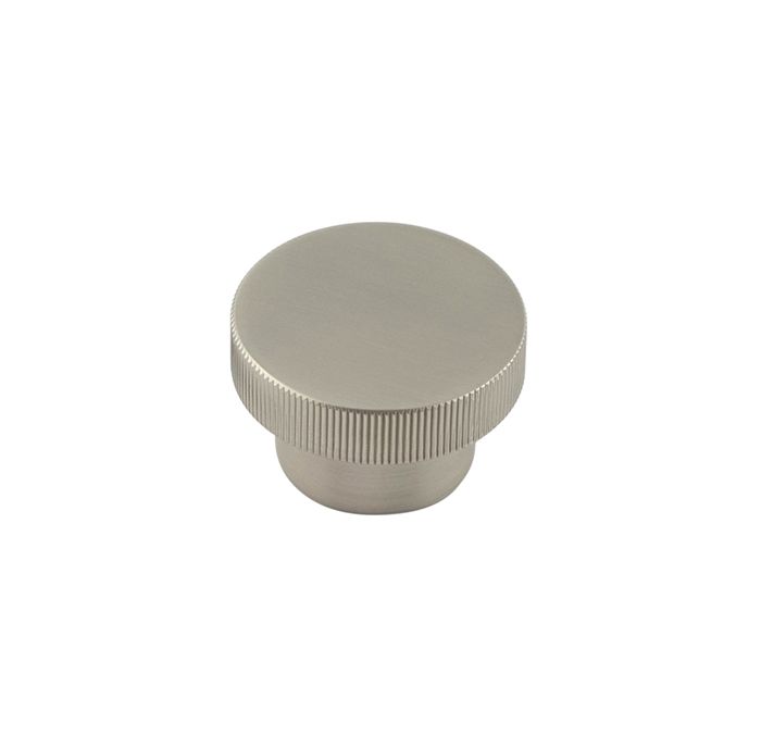 Frelan Hardware Hoxton Thaxted Line Knurled Cupboard Door Knob (40mm), Satin Nickel – HOX240SN