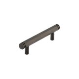 Frelan Hardware Hoxton Nile Hex Cabinet Pull Handle With End Step Detail (96mm), Dark Bronze - HOX350DB