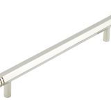 Frelan Hardware Hoxton Nile Hex Cabinet Pull Handle With End Step Detail (224mm c/c), Polished Nickel - HOX360PN