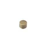 Frelan Hardware Hoxton Sturt Cupboard Door Knob With Grooved Detail (30mm), Antique Brass - HOX430AB