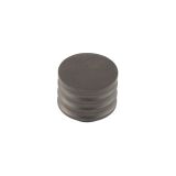 Frelan Hardware Hoxton Sturt Cupboard Door Knob With Grooved Detail (30mm), Dark Bronze - HOX430DB