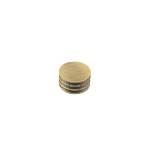 Frelan Hardware Hoxton Sturt Cupboard Door Knob With Grooved Detail (40mm), Antique Brass – HOX440AB