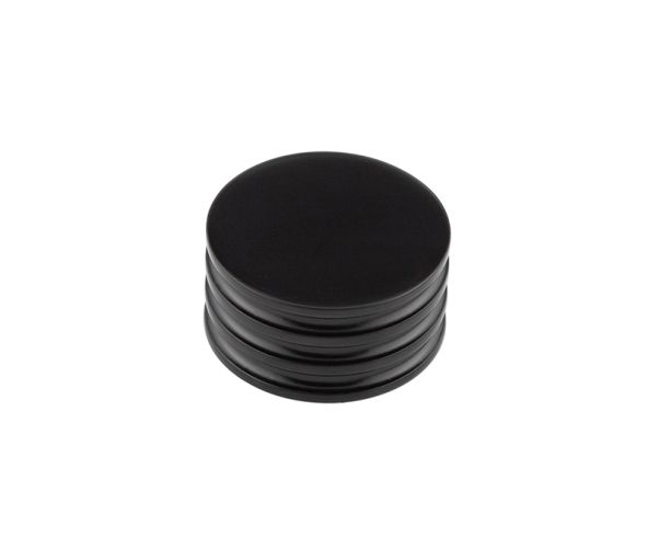 Frelan Hardware Hoxton Sturt Cupboard Door Knob With Grooved Detail (40mm), Matt Black – HOX440MB