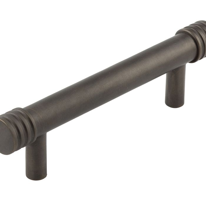 Frelan Hardware Hoxton Sturt Cabinet Pull Handle With Grooved Detail (96mm), Dark Bronze – HOX450DB